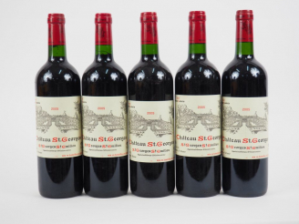 Vente aux enchères 5 BOUTEILLES CHÂTEAU ST GEORGES - 2005 - 1 BG
