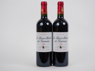 Vente aux enchères 2 BOUTEILLES LE HAUT MEDOC DE GISCOURS - 2008