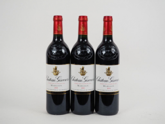 Vente aux enchères 3 BOUTEILLES CHÂTEAU GISCOURS GCC MARGAUX - 2010