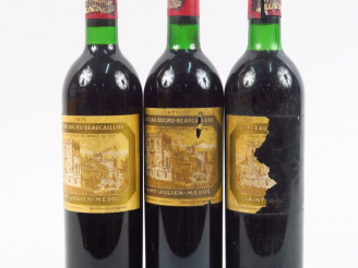 Vente aux enchères 3 BOUTEILLES CHÂTEAU DUCRU BEAUCAILLOU GCC ST JULIEN : 2 de 1970 BG 1 