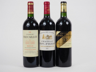 Vente aux enchères 3 BOUTEILLES : 1 CHÂTEAU LA TOUR MARTILLAC GCC GRAVES 2006 - 1 CHÂTEAU