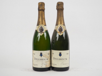 Vente aux enchères 2 BOUTEILLES CHAMPAGNE DELBECK - 1964