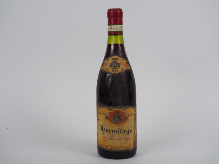 1 BOUTEILLE HERMITAGE 'VIEILLE RESERVE' BOISSY DELAYGUES - 1969 - 2 CM