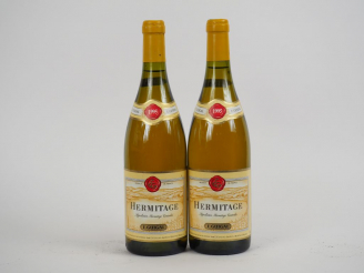 Vente aux enchères 2 BOUTEILLES HERMITAGE BLANC GUIGAL - 1995