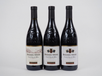 Vente aux enchères 3 BOUTEILLES BEAUMES DE VENISE CÔTES DU RHONE - 2009/2010/2011