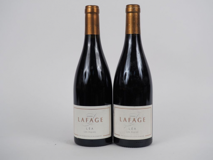2 BOUTEILLES LAFAGE LEA 'LES ASPRES' CÔTES DU ROUSSILON - 2016