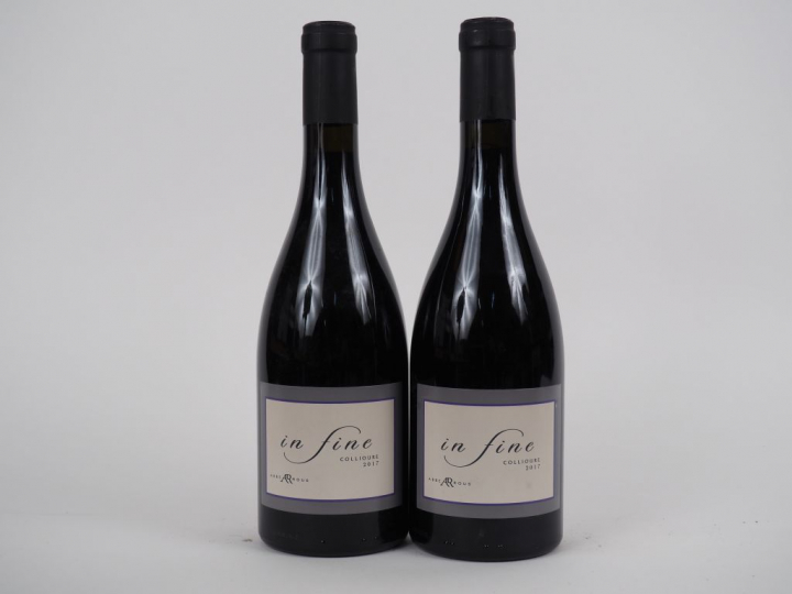 2 BOUTEILLES 'IN FINE' ABBE ROUS COLLIOURE - 2017