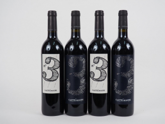 Vente aux enchères 4 BOUTEILLES 'CUVEE N°3' CASTELMAURE CORBIERES - 2 de 2016 - 2 de 2017