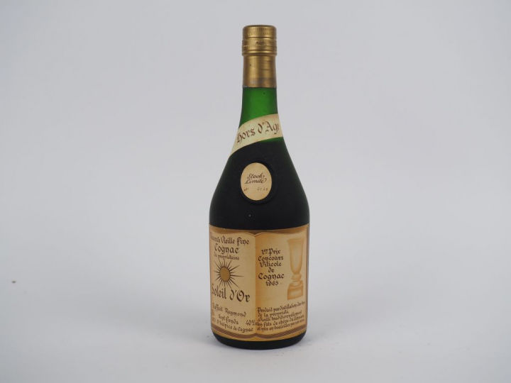 1 BOUTEILLE COGNAC 'HORS D'AGE' RESERVE VIEILLE FINE SOLEIL D'OR 