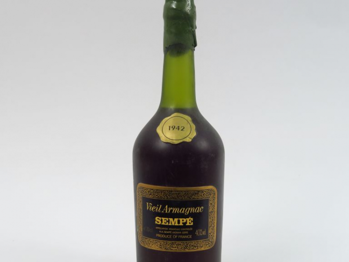 1 BOUTEILLE VIEIL ARMAGNAC SEMPE - 1942