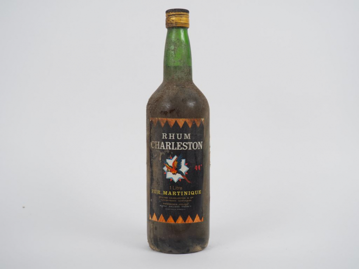 1 VIEILLE BOUTEILLE (1 l) RHUM CHARLESTON 43°