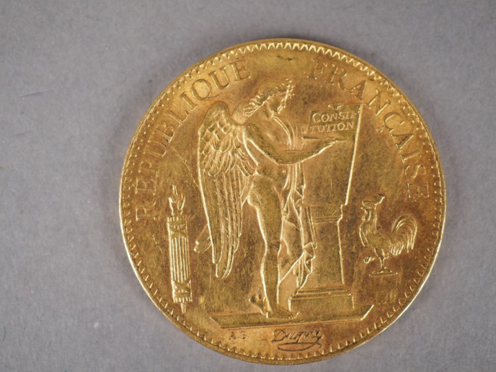 Pièce de 100 Francs or, 1909-A.