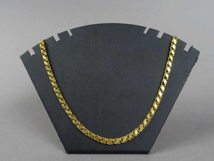 Collier articulé en or jaune.  Poids. 19,59 g