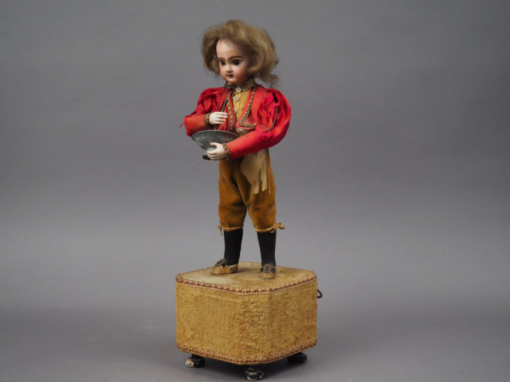 Automate ROULLET-DECAMPS. "Le souffleur de bulles de savon". Vêtements