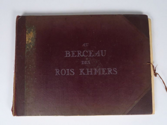 Vente aux enchères Jean BOUCHOT. "Au berceau des kmers". Portfolio.
