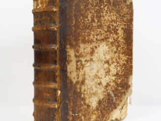 Vente aux enchères Bible XVIème (incomplète de sa page de titre, reliure fort usagée).