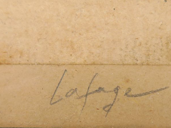 Ecole française début XIXe. "Nymphes dans un bassin". Dessin à la plum