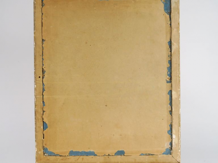 Ecole française XIXe. "Portrait de jeune homme". Dessin à l'estompe. D