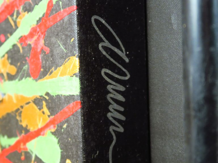 ARMAN. "Untitled". Technique mixte sur toile, signée. Dim. : 81 x 60 c