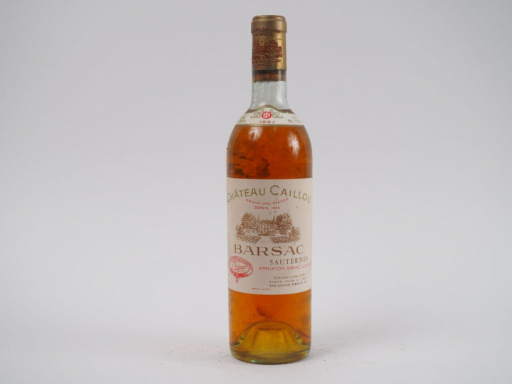1 BOUTEILLE CHÂTEAU CAILLOU SAUTERNES - 1967 - LB