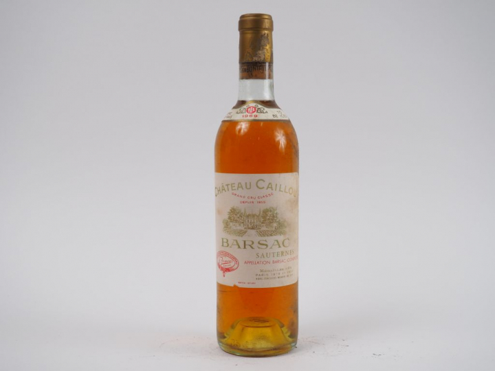1 BOUTEILLE CHÂTEAU CAILLOU SAUTERNES - 1969 - BG+