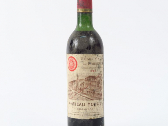 Vente aux enchères 1 BOUTEILLE CHÂTEAU MOULIS HAUT MEDOC - 1964 - HEP
