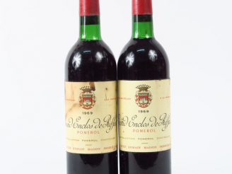 Vente aux enchères 2 BOUTEILLES CHÂTEAU GRAND ENCLOS DE RIFFAT POMEROL - 1969 - BG