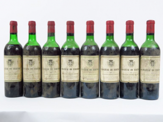 Vente aux enchères 8 BOUTEILLES CHÂTEAU DU TERTRE GCC MARGAUX - 1971 - MEP à BEP