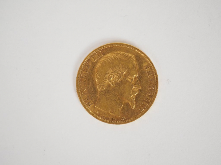 Pièce de 20 Francs or, 1859-A. FRAIS ACHETEURS : 5% TTC