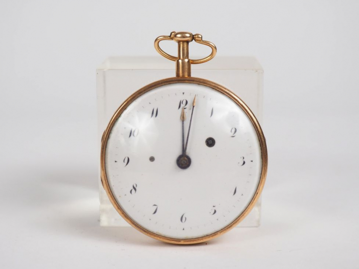 Montre de gousset en or jaune. Poids tel. 112 g