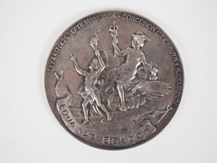 Médaille de la "compania general de ferro carriles en la provincia de 