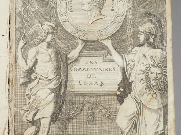 CÉSAR. Les Commentaires. Paris, J. Camusat et P. Le Petit 1650. in-4. 