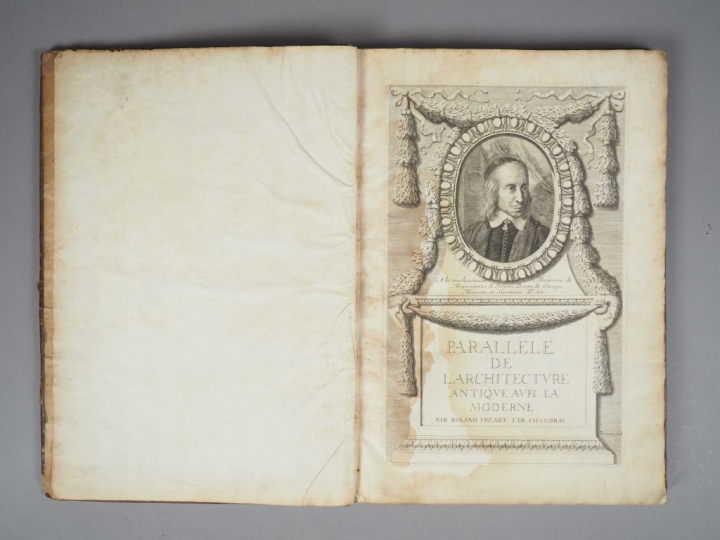 FREART (Roland, Sieur de Chambray). Parallèle de l'Architecture antiqu