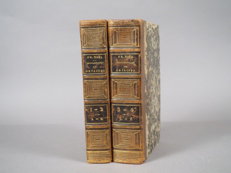 Vente aux enchères NOEL ET CARPENTIER. Nouveau dictionnaire des origines, inventions et d
