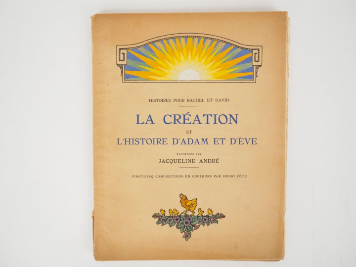ANDRE (Jacqueline). La création et l'histoire d'Adam et d'Eve. Paris, 