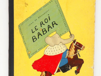 Vente aux enchères BRUNHOFF (Jean de). Le roi Babar. Paris. Editions du Jardin des Modes 