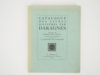 Vente aux enchères [DARAGNES]. Catalogue des Livres illustrés par Daragnès. Préface de Ma