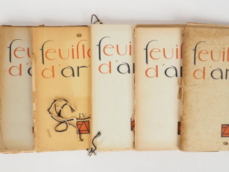 Vente aux enchères FEUILLETS D'ART. Directeurs. Edmond Moussié et Michel Dufet. N° 1, mai