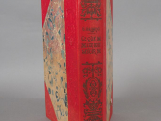 Vente aux enchères GALLAND. Ce que l'on doit savoir. Livre de prix. Gd-8, reliure toile é