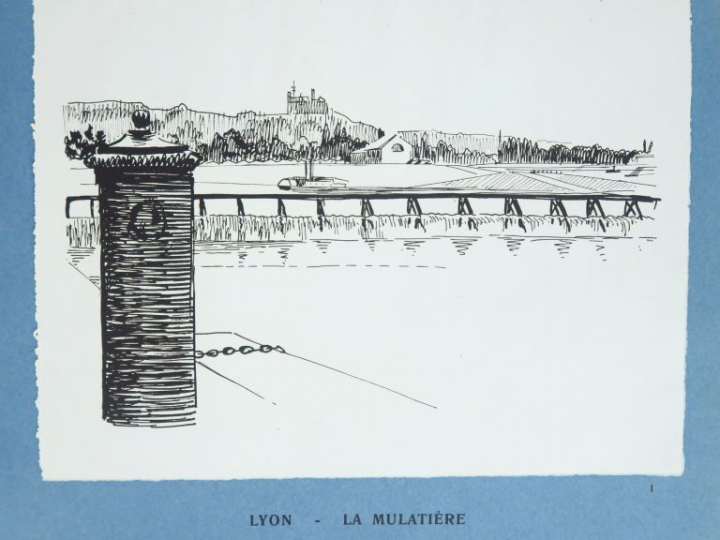 HERMANN-PAUL. Sur le Rhône de Lyon à Saint-Louis. Paris, Floury s.d. (