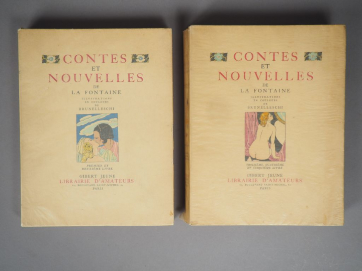 LA FONTAINE. Contes et Nouvelles. Illustrations en couleurs de BRUNELL