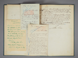 Vente aux enchères LORRAIN (Jean). Heures des Villes d'eaux. Les d'Oultremont. MANUSCRIT.
