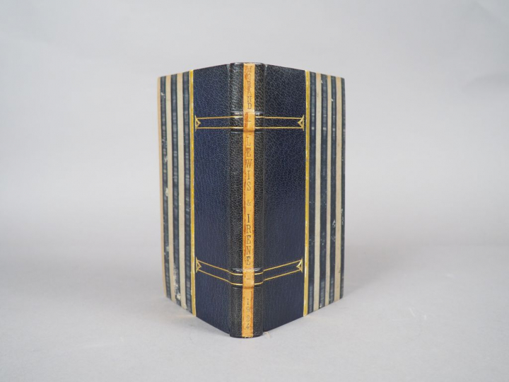 MORAND (Paul). Lewis et Irène. Paris, Grasset 1924. in-12. 1/2 maroqui