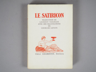 Vente aux enchères PETRONE. Le Satyricon. Traduit en français par Laurent Tailhade. Editi