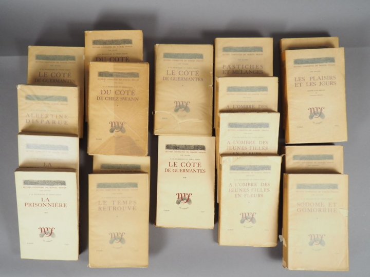 PROUST (Marcel). Œuvres complètes. A la recherche du temps perdu (15 v