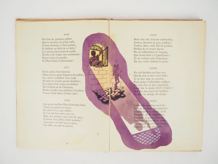 VILLON (François). Œuvres, illustrées par Jean DRATZ. Paris, La Nef d'