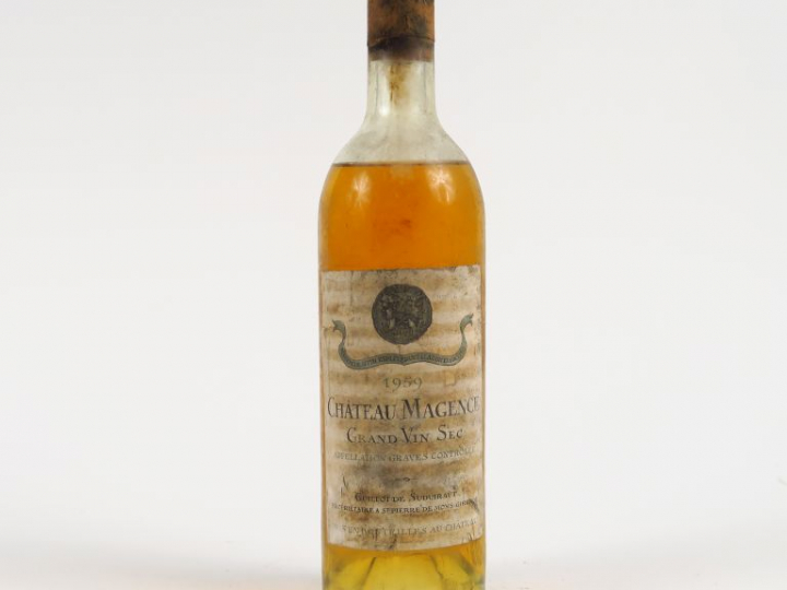 1 BOUTEILLE CHÂTEAU MAGENCE GRAVES GUILLOT de SUDUIRAUT - 1959 - MEP-B