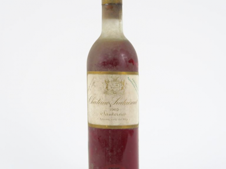 1 BOUTEILLE CHÂTEAU SUDUIRAUT 1er CC SAUTERNES - 1962 - HEP-MEP/CAPS L