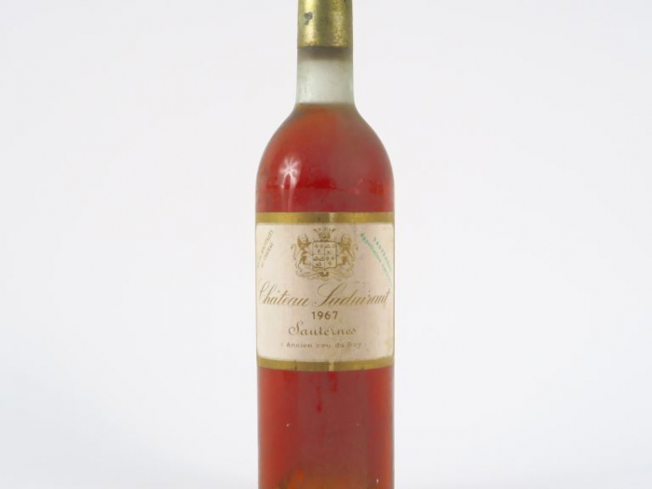 1 BOUTEILLE CHÂTEAU SUDUIRAUT 1er CC SAUTERNES - 1967 - BG