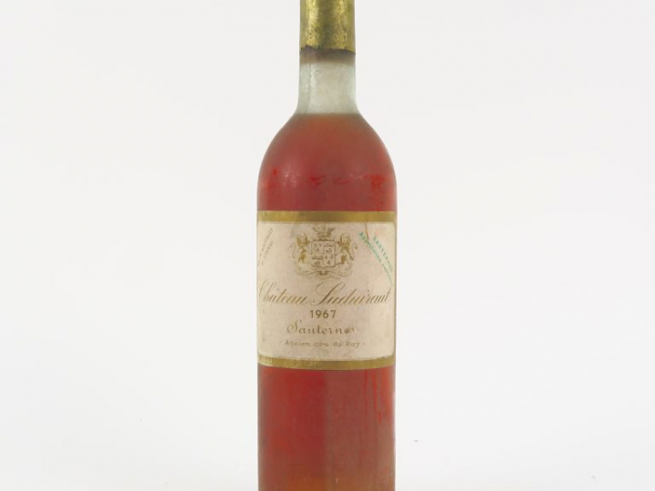 1 BOUTEILLE CHÂTEAU SUDUIRAUT 1er CC SAUTERNES - 1967 - LB